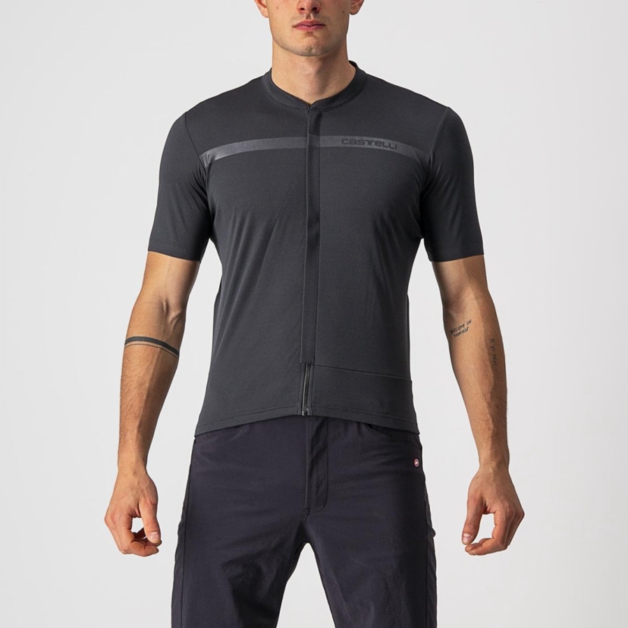 Castelli UNLIMITED ALLROAD Muške Dres Tamno Sive | 46TWPQRSU