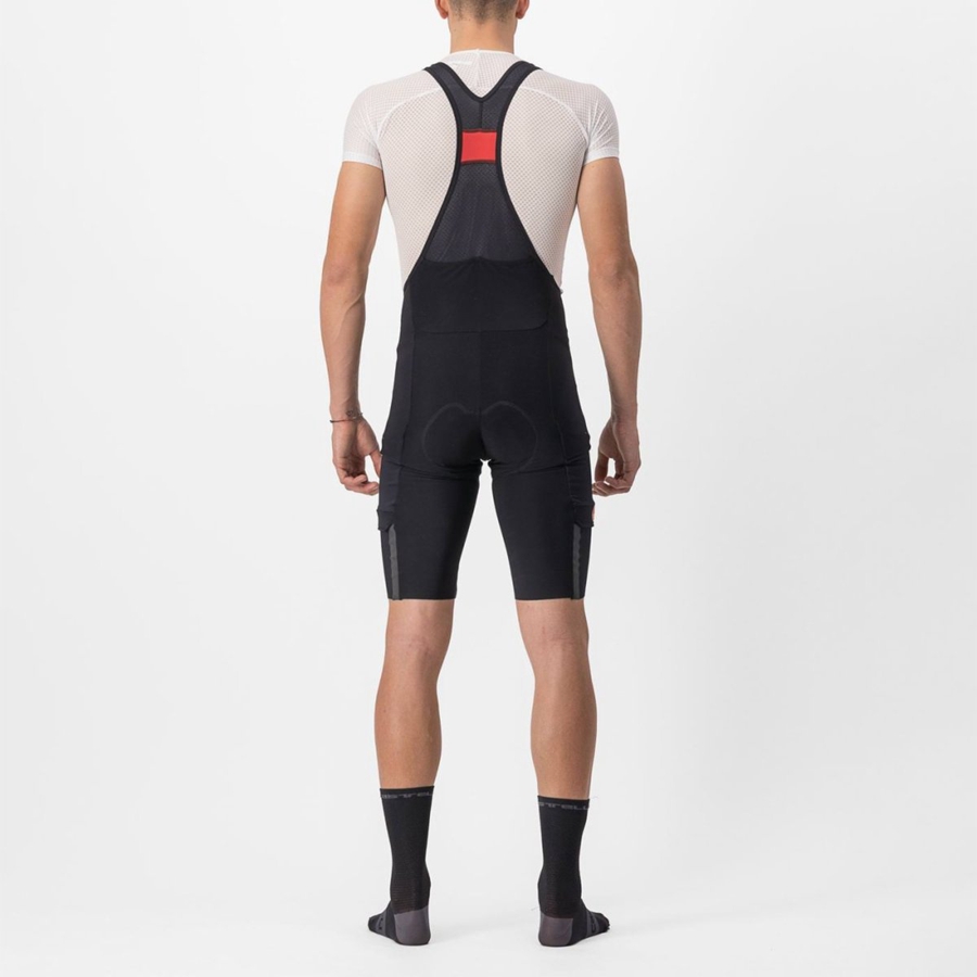 Castelli UNLIMITED THERMAL Muške Kratke Hlače S Bib Crne | 83ZPNJEAK