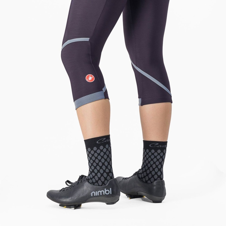 Castelli VELOCISSIMA THERMAL KNICKER Ženske Tajice Srebrne | 72JOQSMFU