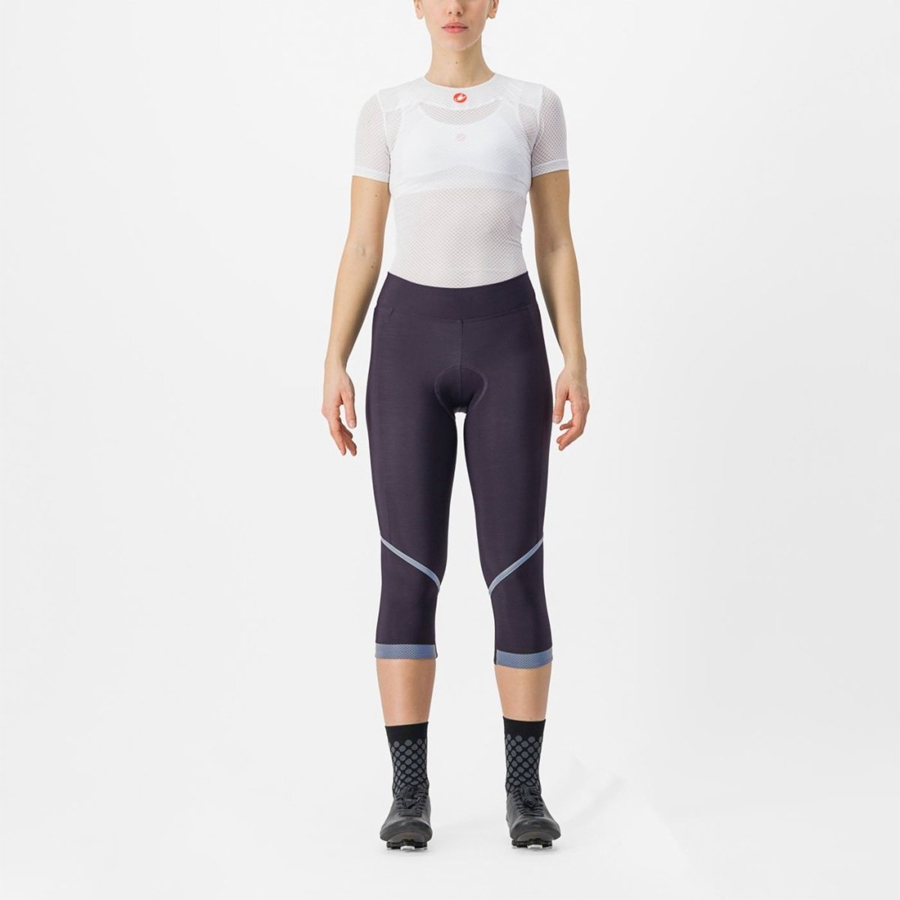 Castelli VELOCISSIMA THERMAL KNICKER Ženske Tajice Srebrne | 72JOQSMFU